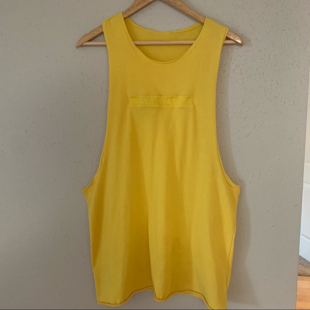 Gymshark Embroidered Logo Cut Off Shirt size XL